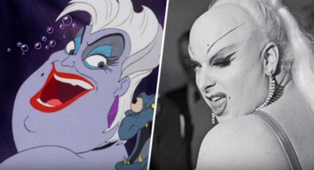 Ursula, Kk Deniz Kz<br><br>  Kk Deniz Kz(1990)'nn muazzam kt karakteri Ursula'nn ilham kayna, ov dnyannn efsanelemi Drag Queen'i dikkatle izlediinizde Divine'in hareketlerini ve dans figrlerini fark etmeniz mmkn!     