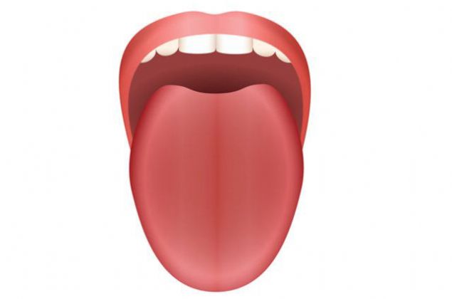                                                                     Normal bir dil pembe renkli, orta kalnlkta ve atlakszdr. zeride hafif beyaz ve nemlidir.                                                          