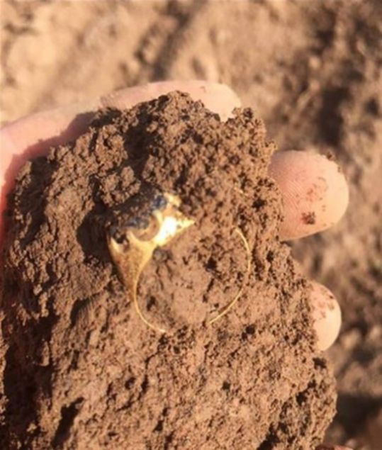 METAL DEDEKT�R� �LE BULDU  Mark Thompson isimli bu adam �ngiltere'nin Sherwood Orman�'nda metal dedekt�r� ile gezerken 14.yy'a ait alt�n bir y�z�k buldu. 