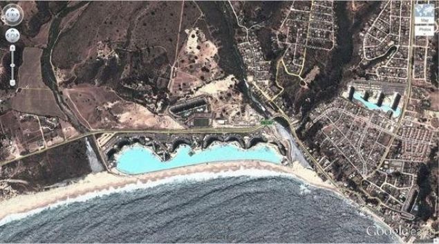 Dnya'nn en byk havuzu    Koordinat: -33.350534, -71.653268  Algarrobo, Valparaso, Chile   