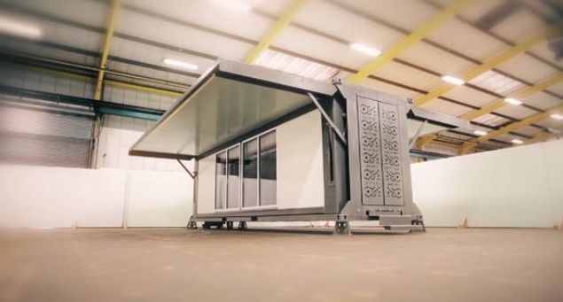 Mobilya ve ekipmanlar depolamak iin 20 metrekarelik bir alan sunan bina, istenildii gibi yeniden dizayn edilebiliyor. 