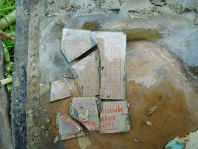 kinci Dnya Sava esnasnda kullanlan ve gnmze kadar ulaan askeri malzemeler kaz alnnda byle grntlendi.    