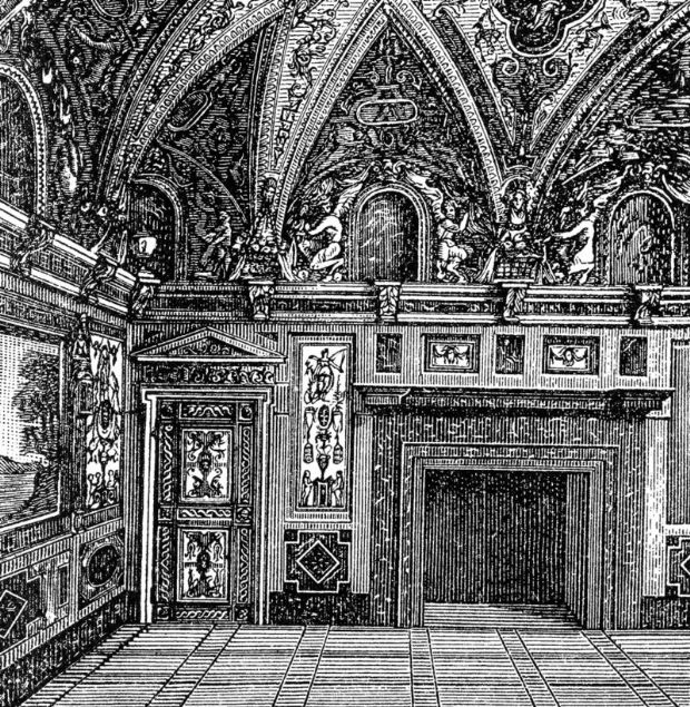 Fugger ailesinin Augsburg'daki evinin banyosu    