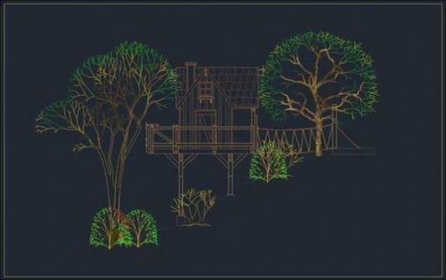  te her detay dnerek muhteem bir aa ev yapan babann ina aamasndan kareler.   