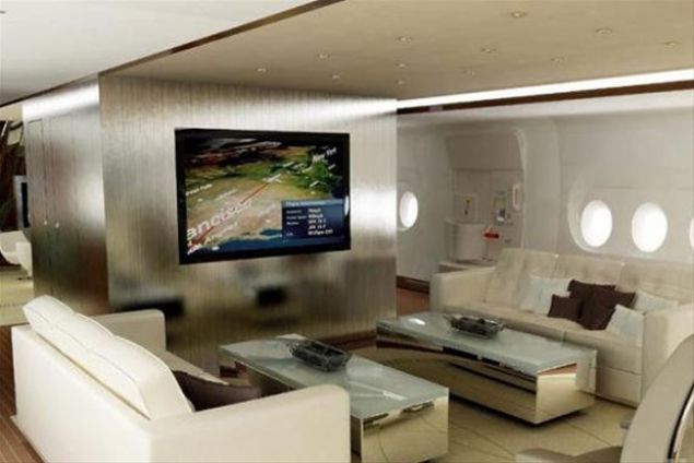 Uan iinden bir grnt.     