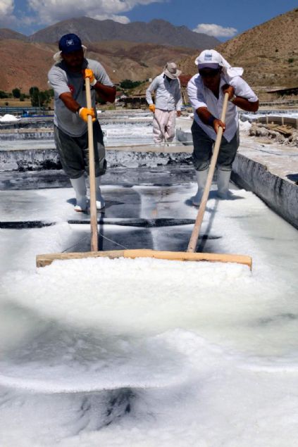 letme Sahibi Metin Tanrkulu, 'Yre halk salamura yaparken Kemah Tuzunu kullanmtr. leride daha modern yntemler kullanlarak, tuz retiminin artrlmasn hedefliyoruz' dedi.  