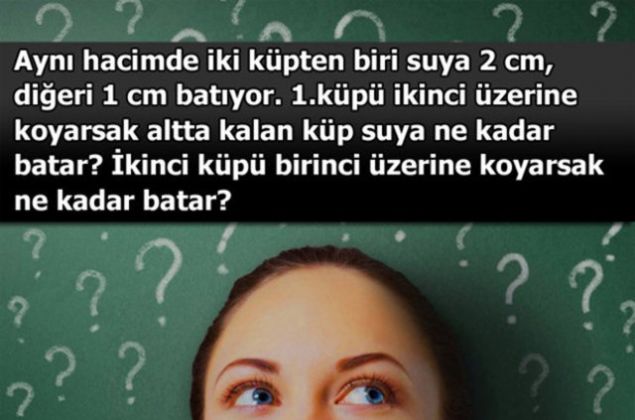 te beyin yakan mantk sorular  