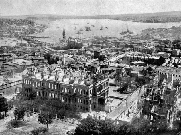 Yangn sonras Fatih'teki Ali Paa Kona. / 1909     
