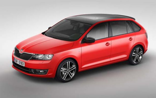 Skoda Rapid Spaceback 1.4 litre 90 beygir g�c�ndeki motoru ile ortalama 4 lt/100 km�lik d���k bir t�ketim sunuyor.     