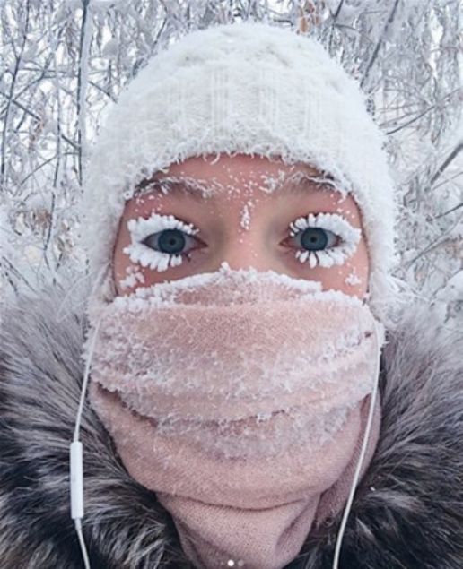 Rusya'nn en souk ehirlerinden Yakutsk, -71'lere inen hava scaklyla termometreyi bile bozdu.          