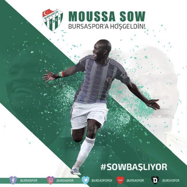 A                                                                Moussa Sow -  Al Ahli FC Dubai ======> Bursaspor - Kiralk                                                         