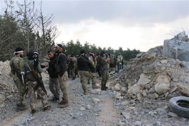 SO gleri ve terr rgt mensuplar arasndaki scak atma anlarn AA kameralar grntledi. 