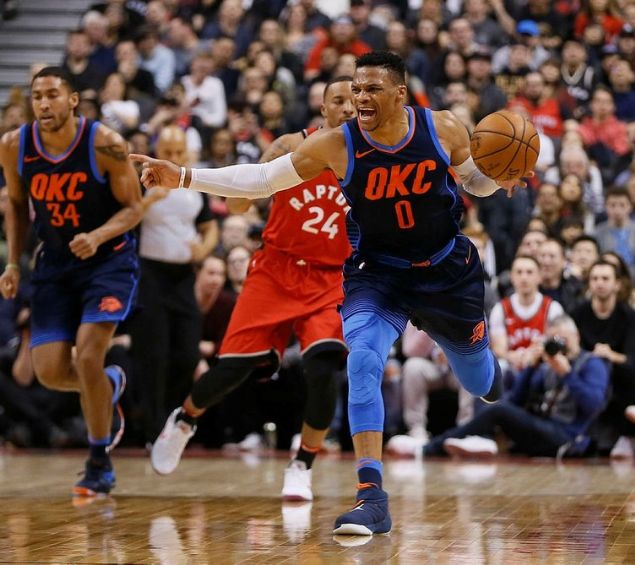                                                                 9. Russell Westbrook (Oklahoma City Thunder)                                                       