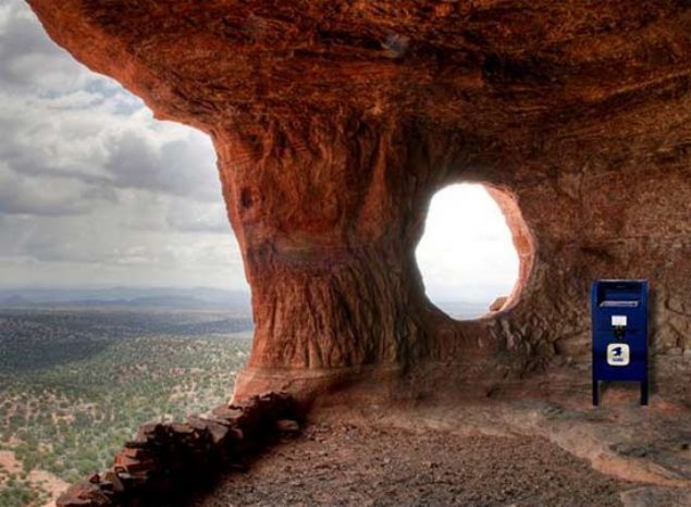  Kanyonda posta kutusuSAHTE      