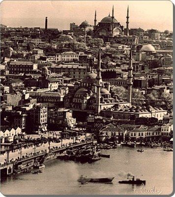  1930'lar Galata Kulesinden Emin�n�        