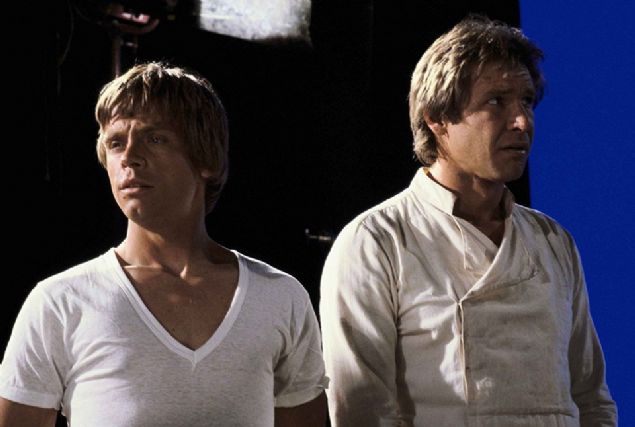                                                                 Harrison Ford ve Mark Hamill / Star Wars: Episode VI - Return of the Jedi (1983)                                                           