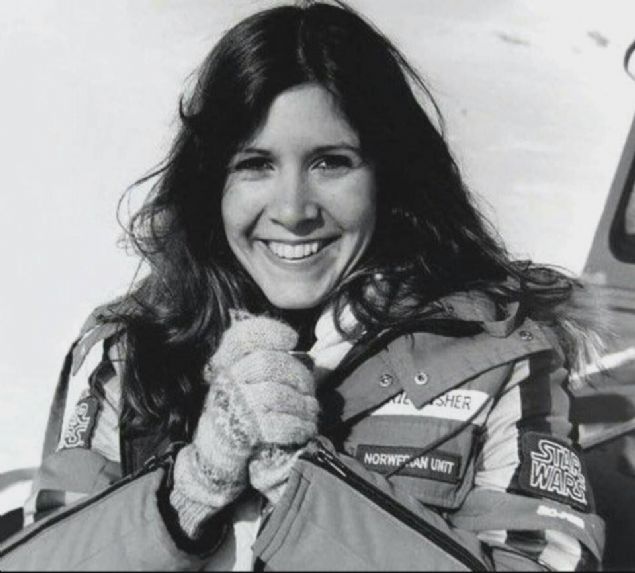                                                                Carrie Fisher (1980)                                                           
