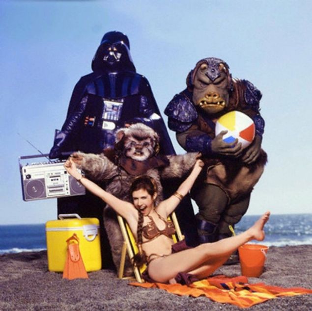                                                                 Carrie Fisher / Star Wars: Episode VI - Return of the Jedi (1983)                                                           