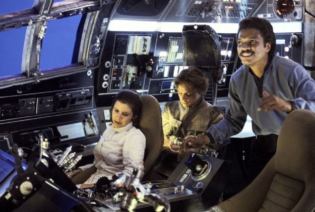                                                                 Carrie Fisher, Mark Hamill ve Billy Dee Williams /Star Wars: Episode V - The Empire Strikes Back (1980)                                                           