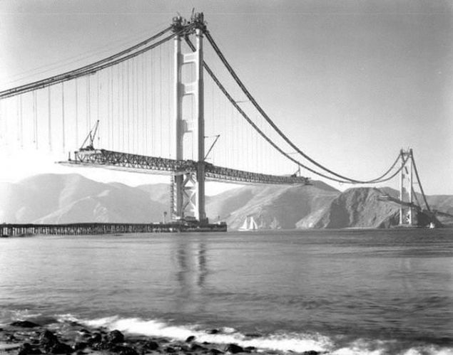                                                                 Golden Gate K�pr�s�'n�n in�aat� (1937)                                                                           
