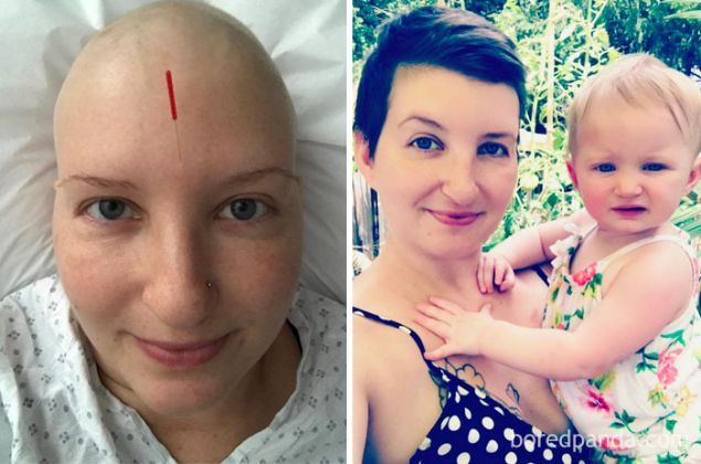   Sadece bir ka� ay �nce kemotarepinin ortas�ndayd�. �imdi ise 10 ayd�r kanseri yenmenin mutlulu�unu ya��yor.  