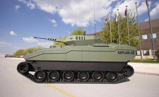                                                                 FNNS Savunma Sistemleri A.. tarafndan gelitirilen yeni nesil zrhl muharebe arac Kaplan ise stn zellikleriyle gz dolduruyor.                                                         