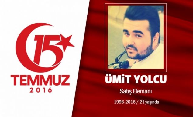 20 yandaki mit Yolcu, anlurfal'yd. Hain giriim sonras darbecilerin igali altndaki Bayrampaa evik Kuvvet Amirlii'ni korumak arkadalaryla birlikte direnie katld. Darbecilerin evreye yaylm atei amas sonras ehit dt. ehidin kardei, 'Onun ehadeti bizim iin byk bir gurur. Toparlanmaya alyoruz. Bu byk acya ramen deil bir mit, binlerce mit'imiz olsa hepsini vatanmz iin feda ederiz.' diyor. ehit mit Yolcu, stanbul Bayrampaa Merkez Camisinde dzenlenen tren sonras Edirnekap ehitlii'nde son yolculuuna uurland.           