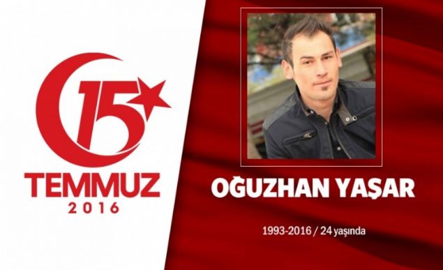 1993 doumlu Ouzhan Yaar, 15 Temmuz gecesinin en gen ehitlerinden oldu. Ankarada tezgahtarlk yapan Ouzhan Yaar, hain giriimin yaand gece arkadalaryla Cumhurbakanl Klliyesini korumaya gitti. Blgedeki darbecilerin Klliyeye giriine engelleyen hainlerin saldrsnda arapnel parasyla bandan yaraland. Hastaneye kaldrlan Ouzhan Yaar, 19 gn sonra yaam mcadelesini kaybetti, ehit oldu. ehidin babas, Allah yazmsa, arkasndan ben de giderim diye konutu. Cumhurbakan Erdoan, ailesine basal ziyaretinde bulundu, Ouzhan iin, Dnya gzeli, 23 yanda bir fidand dedi. ehit Ouzhan Yaarn naa Erzurum enkayada son yolculuuna uurland.   