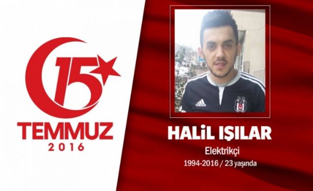 22 yandaki Halil Ilar, elektrikiydi. 15 Temmuz gecesi Cumhurbakan Erdoann arsyla arkadalaryla birlikte bakent Ankara sokaklarndaki direnie katld. Ankara Emniyet Mdrl nndeki hain saldrda ehit dt. ehidin annesi, Olum, vatanmz ve bayramz iin ehit oldu. Ben bile gitmediim iin piman oldum. Gitsem belki ben de olum gibi ehit olurdum dedi. ehit Halil Ilar, Ankara Karyaka Mezarlnda son yolculuuna uurland.               