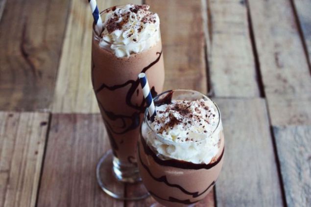                                                                 1 bardak �ikolatal� milkshake = 12 k�p �eker                                                       