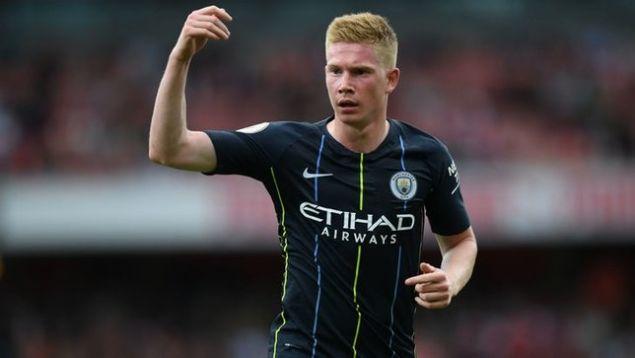                                                                 Kevin De Bruyne                                                                                  