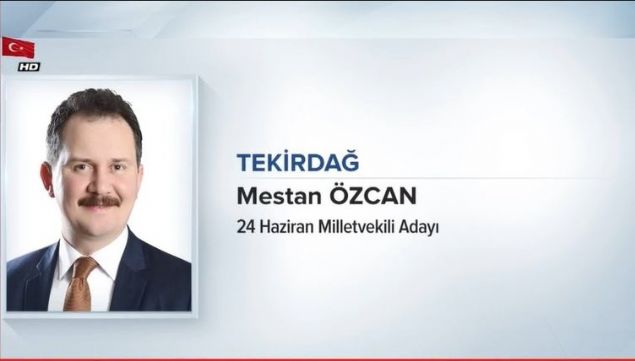                                                                 TEK�RDA�<br>  MESTAN �ZCAN<br>  Z�RAAT M�HEND�S� � 24 HAZ�RAN M�LLETVEK�L� ADAYI<br><br>                                                          