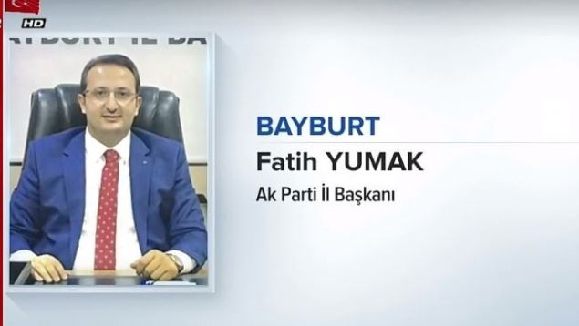                                                                 BAYBURT<br>  FAT�H YUMAK<br>  AK PART� �L BA�KANI<br><br>                                                          
