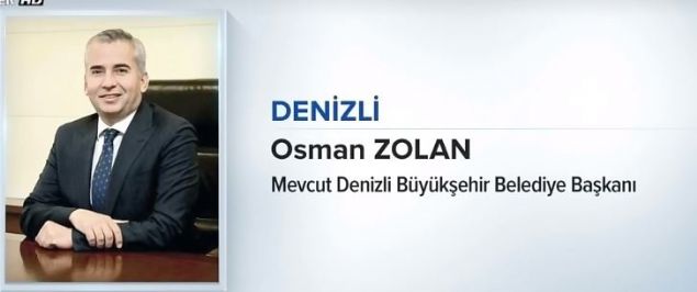                                                                 DEN�ZL�<br>  OSMAN ZOLAN<br>  DEN�ZL� B�Y�K�EH�R BELED�YE BA�KANI<br><br>                                                          