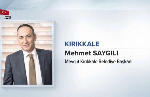                                                                 KIRIKKALE<br>  MEHMET SAYGILI<br>  KIRIKKALE BELED�YE BA�KANI<br><br>                                                          