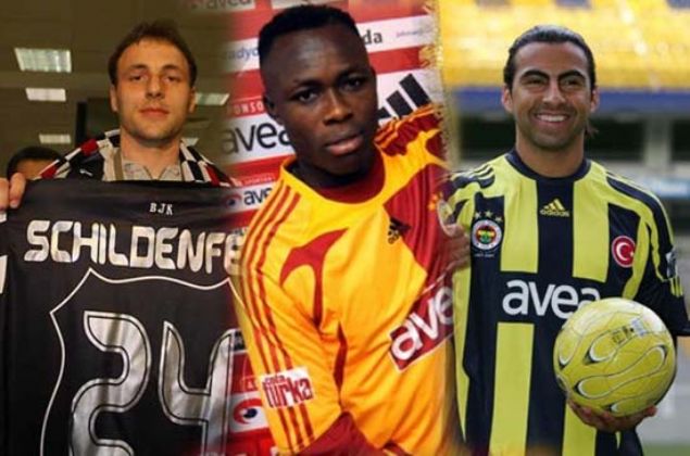                                                                 O dnemde gelen Gordon Schildenfeld(Beikta), Claudio Maldonado(Fenerbahe) ve Ahmed Barusso(Galatasaray) ise Trk futbol tarihinin en baarsz transferleri arasnda yerlerini ald.                                                          