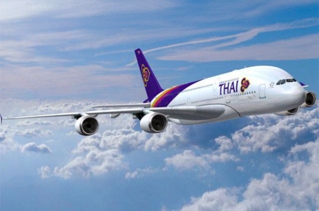                                                                     28 Thai Airways  <br><br>  lke: Tayland                                                         