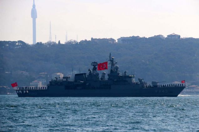 3 denizde 103 sava gemisinin katlmyla e zamanl olarak yaplan 'Mavi Vatan 2019 Tatbikat'nda Karadeniz'de grevli...    