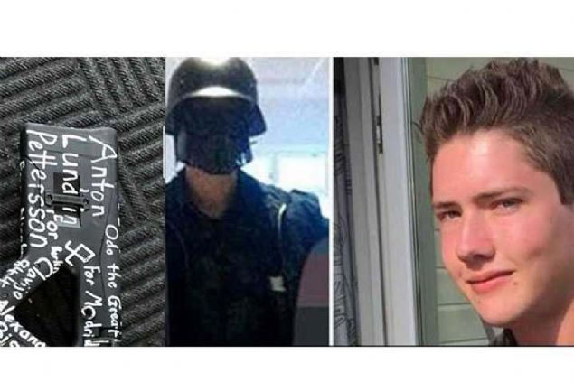 Anton Lundin Pettersson  <br><br>  sve'te Star Wars savalar gibi giyinerek elinde klla okula gelen gmen kkenli ocuklarn arlkl olduu snflar hedef alp 2 kiiye ldren renci    