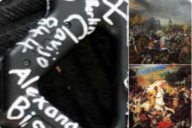 Terristin paylat efsanede 844 ylnda Clavijo'da mucize eseri beyaz bir ata binmi olan Santiago (Aziz Jacques) sayesinde spanyollarn Mslmanlar yendii savunuluyor.    