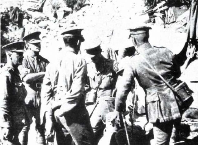 anakkale'de Fransz askerleri     