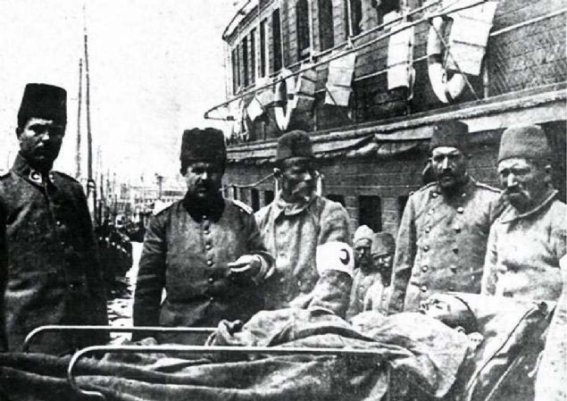 Trk yarallarn vapura bindirilii  