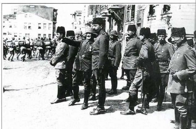 anakkale Sava'nda Osmanl cephesi.    