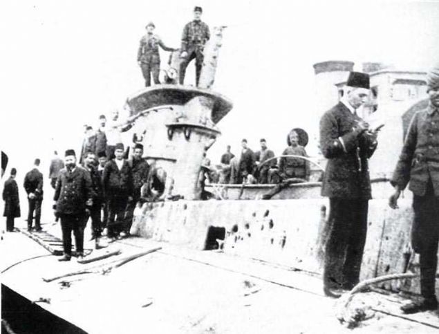 anakkale Sava'nda Osmanl cephesi.    