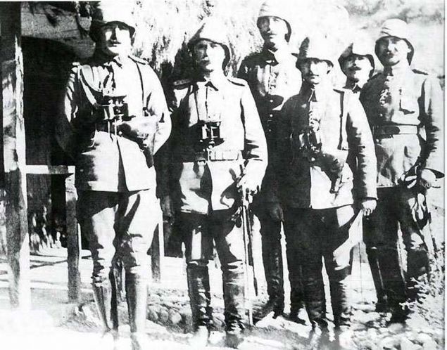 anakkale Sava'nda Osmanl cephesi.    