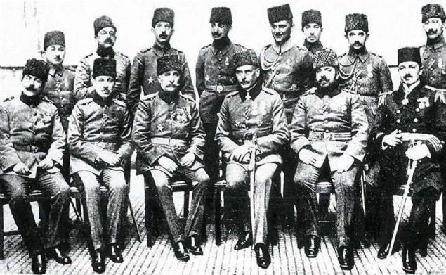 anakkale Sava'nda Osmanl cephesi.    