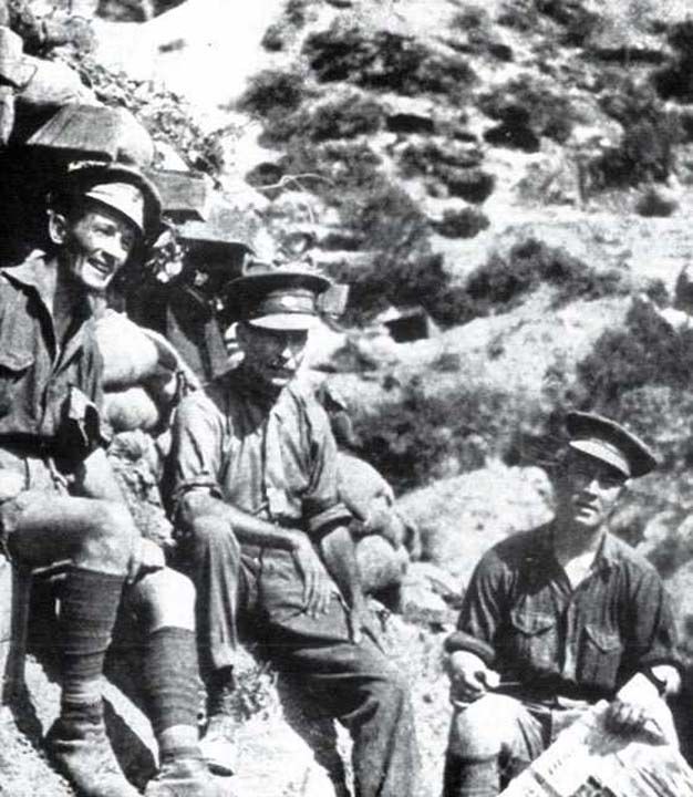 anakkale'de ngiliz subaylar (1915)      