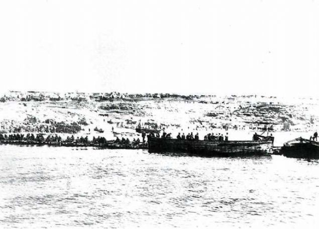 anakkale Sava'nda Osmanl cephesi.    