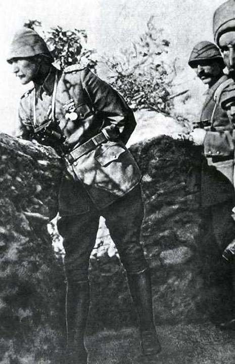 anakkale Sava'nda Osmanl cephesi.     