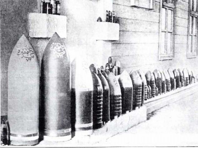 anakkale Sava'nda Osmanl cephesi.    